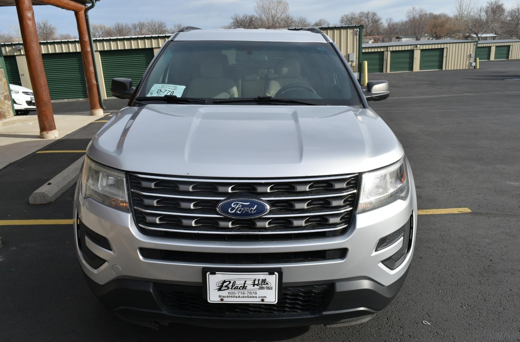 2017 Silver /Tan Ford Explorer (1FM5K8B87HG) with an 3.5L V-6 TI-VCT engine, 6-Speed Selectshift transmission, located at 1600 E Hwy 44, Rapid City, SD, 57703, (605) 716-7878, 44.070232, -103.171410 - Photo #1
